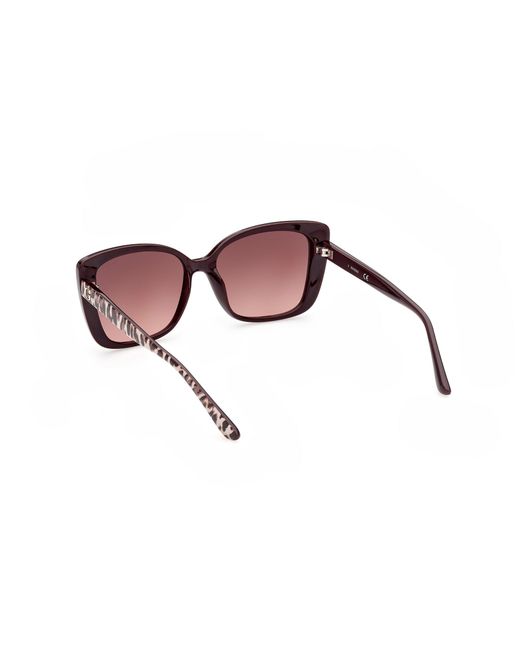 Guess Black Gu7829 69F Sunglasses Injected Squared Normal Shaded