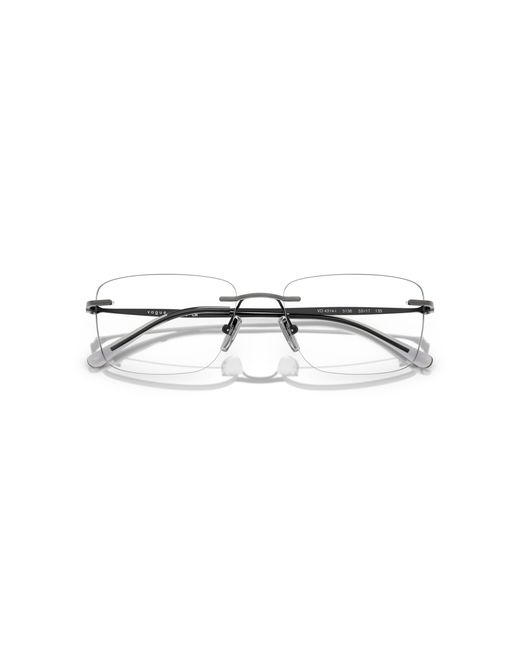 Vogue Eyewear Black Vo4314I 5136 Optical Frames Metal Pillow Normal