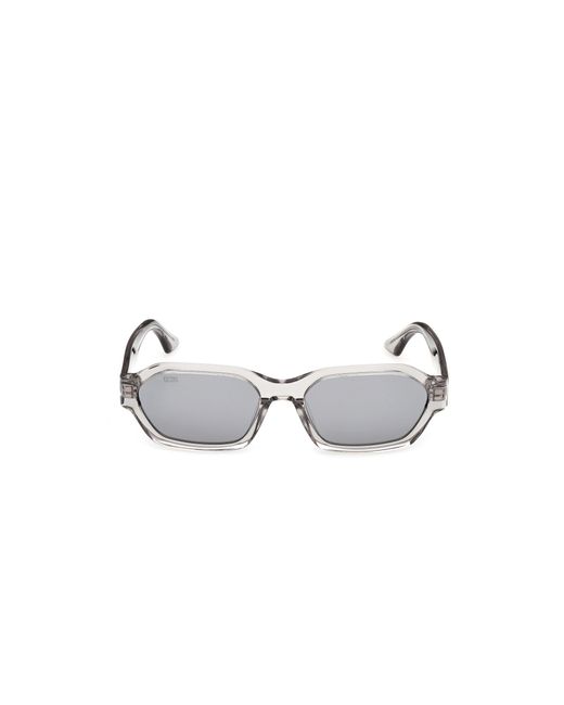 Gcds Black Gd0076 20C Sunglasses Acetate Smoke Geometric Normal