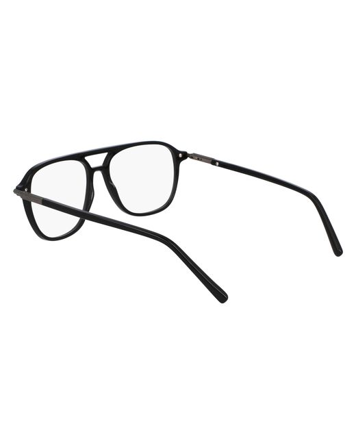 Ferragamo Black Sf3006 001 Optical Frames Acetate Squared Normal for men