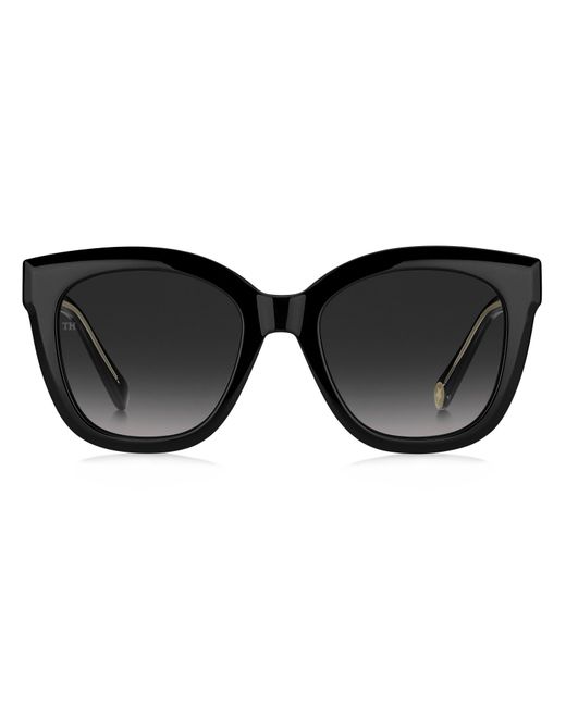 Tommy Hilfiger Black Th 1884/S 807/9O Sunglasses Acetate Cat Eye Shaded
