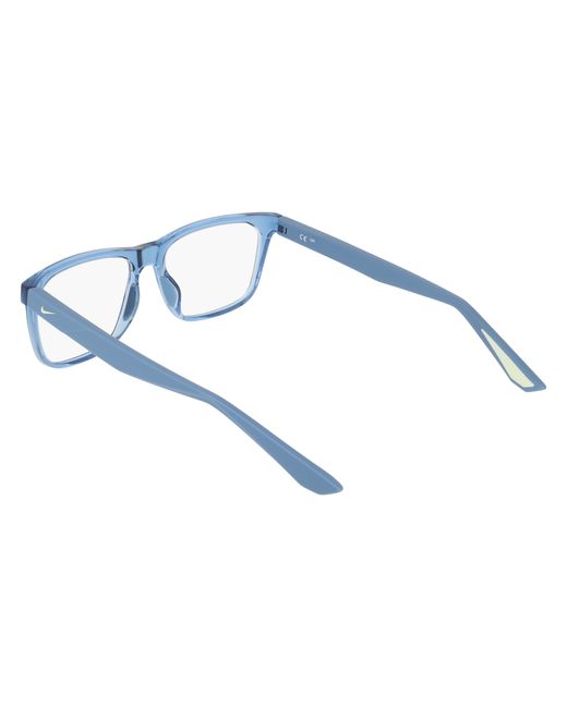 Nike Black 7414 425 Optical Frames Bio-Injected Squared Normal for men
