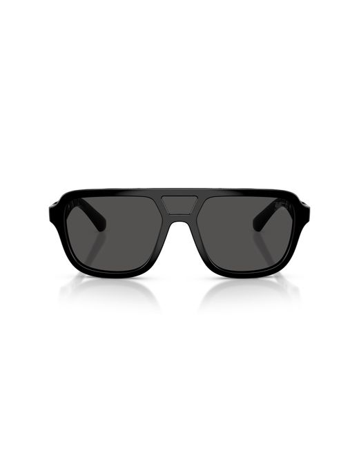 Burberry Black Be4474U 300187 Sunglasses Injected Pilot Normal for men