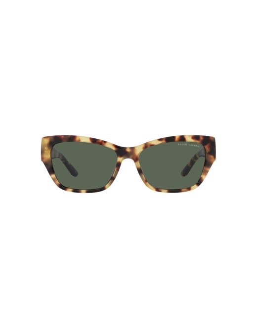 Ralph Lauren Green Rl8206U The Audrey 500471 Sunglasses Acetate Butterfly Normal