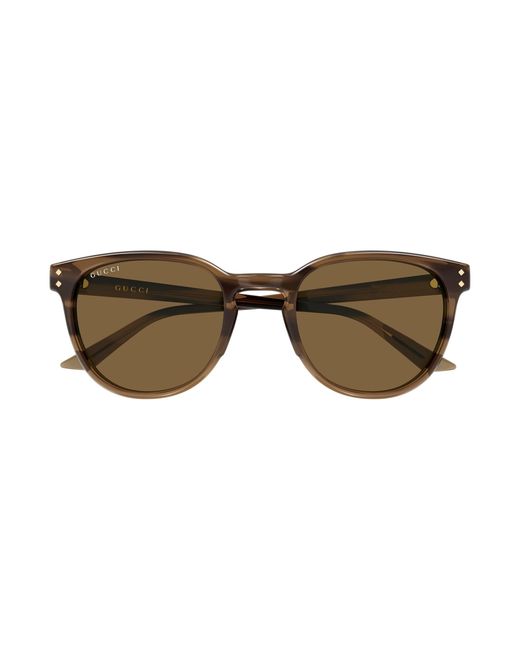Gucci Black Gg2134Sa 003 Sunglasses Acetate Round for men
