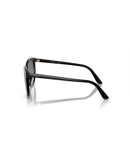 Vogue Eyewear Black Vo5230S W44/11 Sunglasses Injected Butterfly Normal Shaded