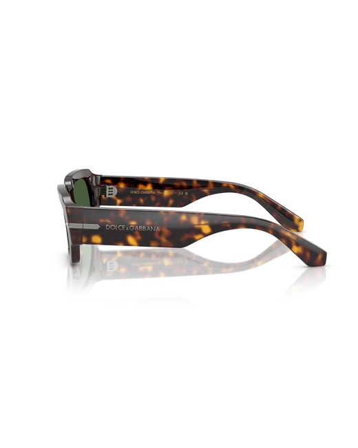 Dolce & Gabbana Black Dg4485 502/71 Sunglasses Acetate Squared Normal for men