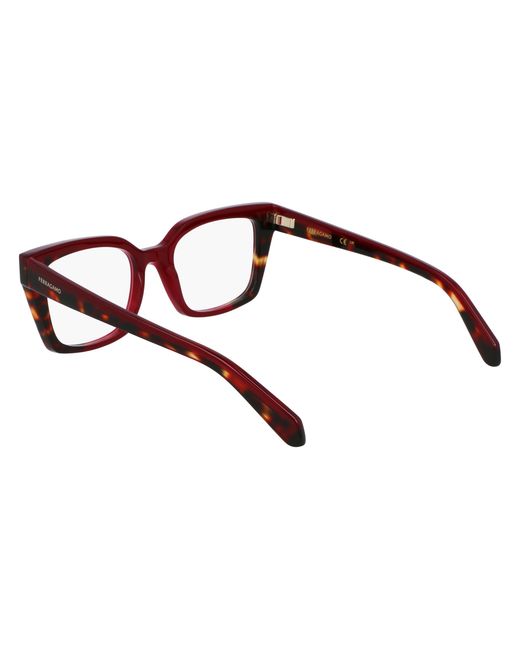 Ferragamo Black Sf3010 654 Optical Frames Acetate Squared Normal