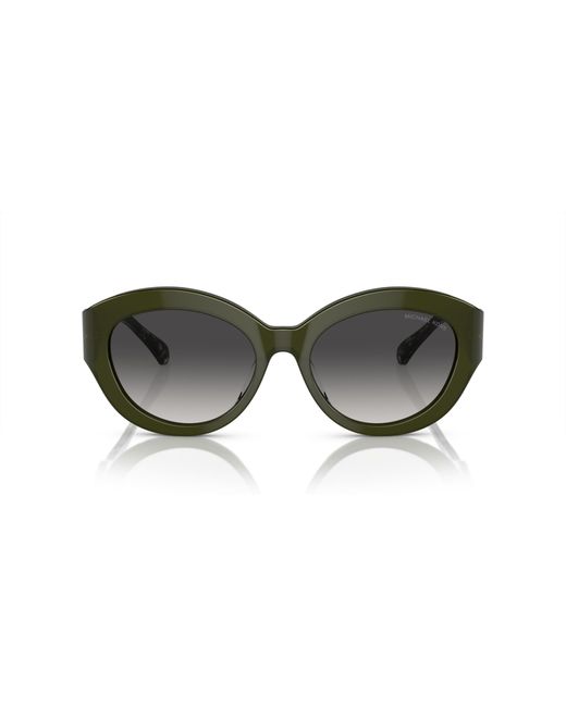 Michael Kors Black Mk2204U Brussels 39478G Sunglasses Acetate Cat Eye Normal Shaded
