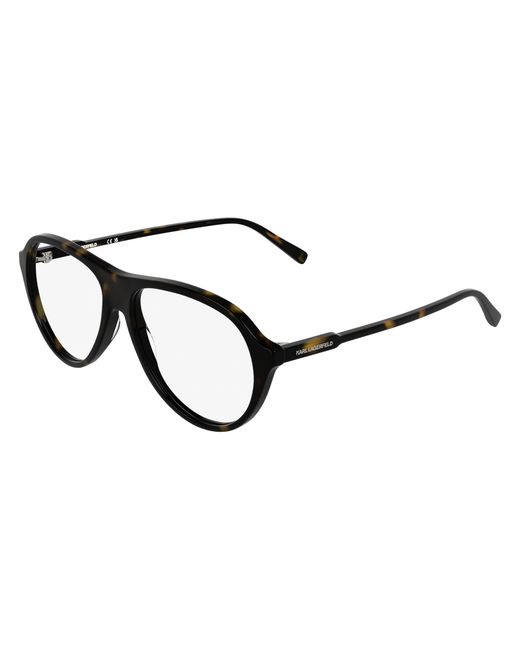 Karl Lagerfeld Black Kl6217 242 Optical Frames Acetate Pilot Normal