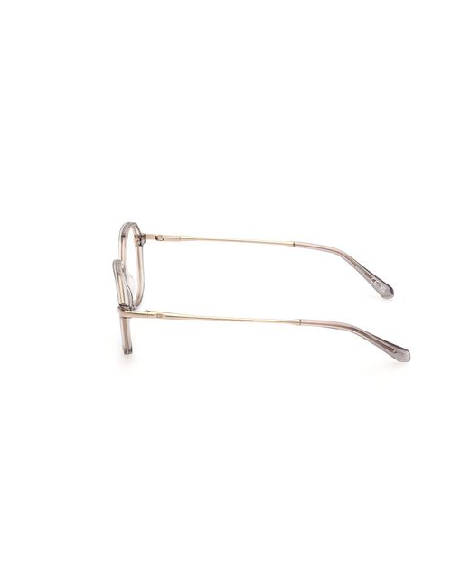 Guess Black Gu50098 020 Optical Frames Injected Round Normal for men