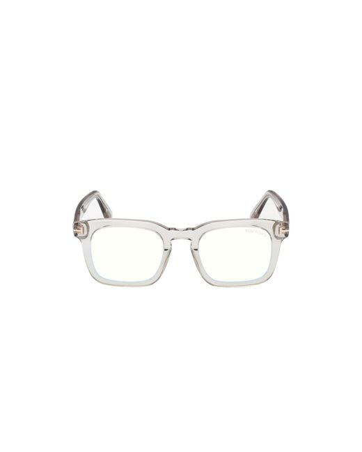 Tom Ford Black Ft6025-B 020 Optical Frames Acetate Squared Normal for men