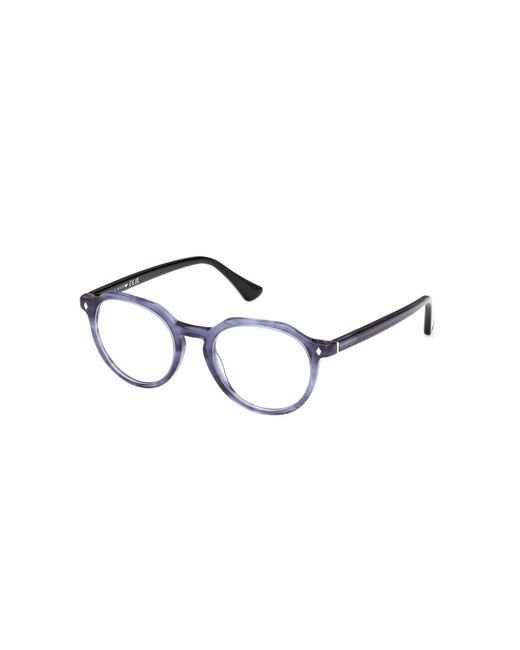 Web Black We5427 092 Optical Frames Acetate Round Normal for men
