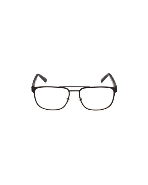 Timberland Black Tb1760 002 Optical Frames Metal Squared Normal for men