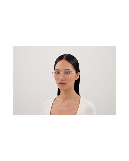 Chloé Black Ch0337Oa 003 Optical Frames Metal Transparent Geometric