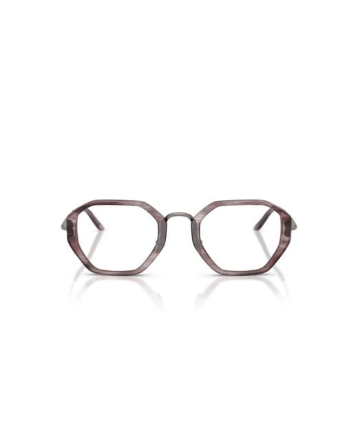 Giorgio Armani Black Ar7282 6305 Optical Frames Acetate Geometric Normal for men