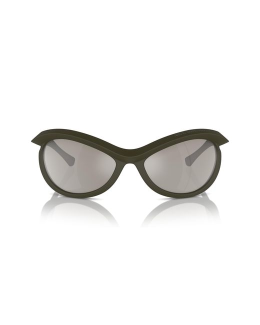 Burberry Black Be4428U 41096G Sunglasses Injected Geometric Mirrored