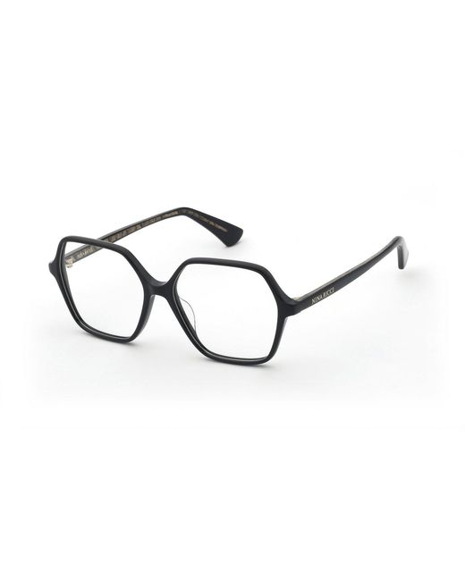 Nina Ricci Black Vnr444 700 Optical Frames Acetate Geometric