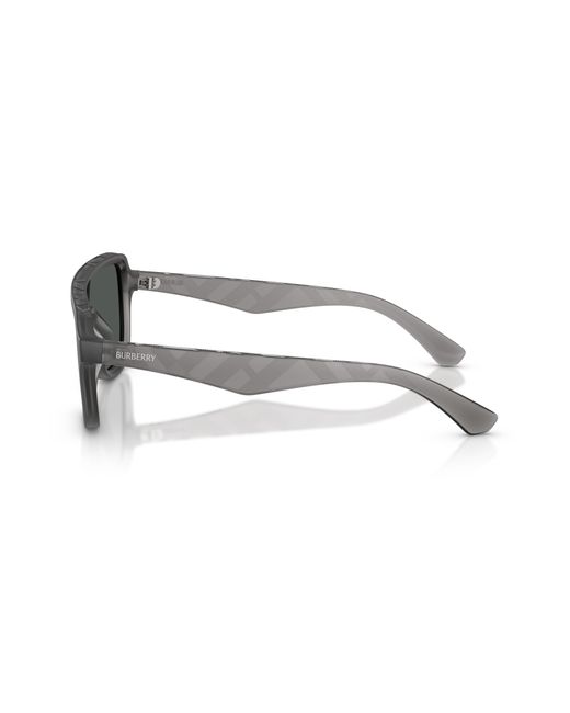 Burberry Black Be4474U 421387 Sunglasses Injected Pilot Normal for men