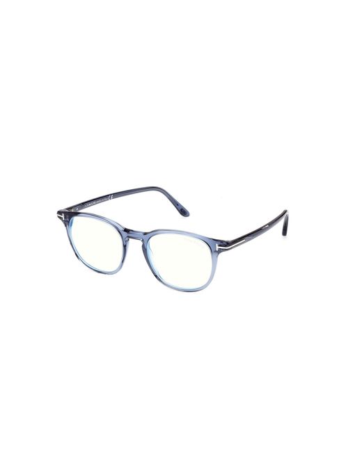 Tom Ford Black Ft5832-B 90 Optical Frames Acetate Round Normal for men
