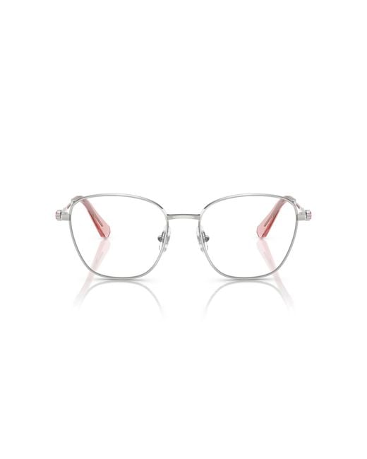 Swarovski Black Sk1019 4001 Optical Frames Metal Squared Normal