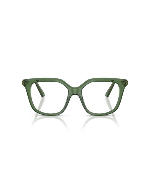 Swarovski Black Sk2059 1085 Optical Frames Acetate Transparent Squared Normal