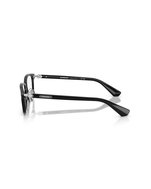 Burberry Black Be2437D 3001 Optical Frames Injected Squared Normal for men