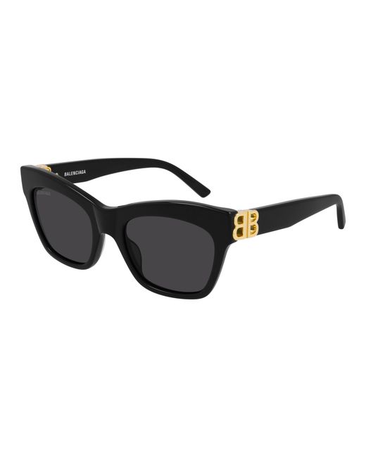 Balenciaga Black Bb0132S 001 Sunglasses Acetate Cat Eye Normal