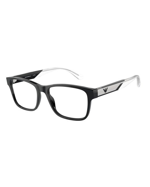Emporio Armani Black Ea3239 5017 Optical Frames Acetate Squared Normal for men