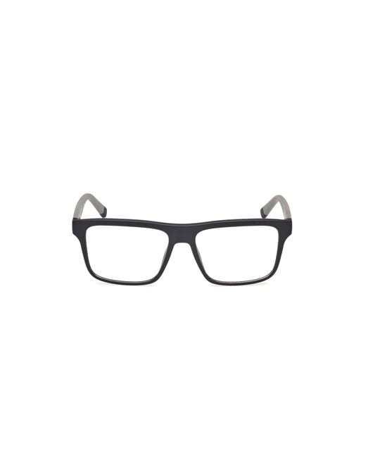 Timberland Black Tb50008 002 Optical Frames Injected Squared Normal for men