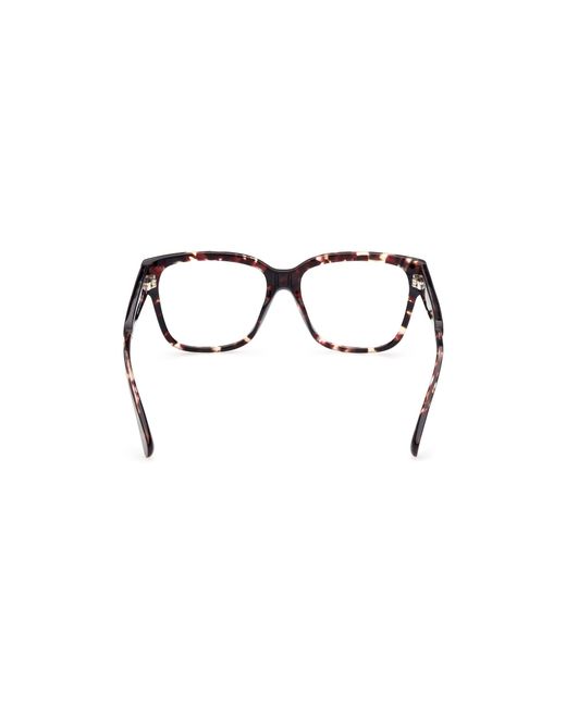 MAX&Co. Black Mo5048 052 Optical Frames Acetate Squared Normal