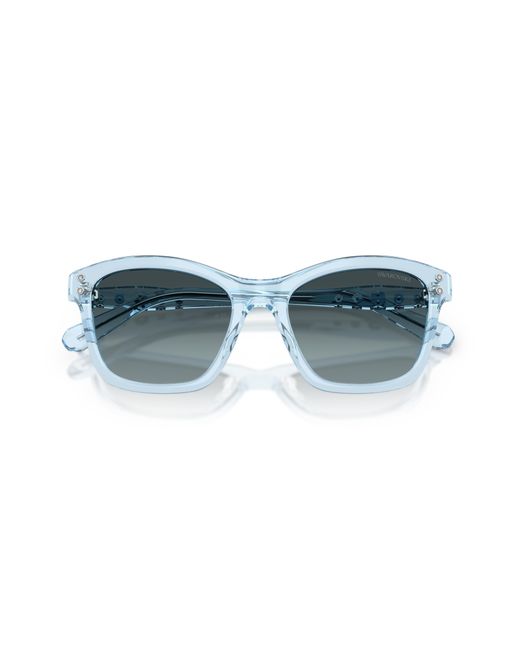 Swarovski Black Sk6063 1078V1 Sunglasses Acetate Squared Normal Nuanced
