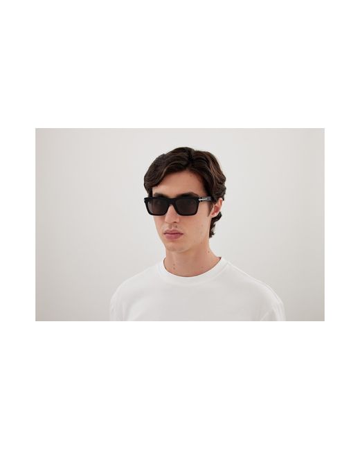 McQueen Black Am0495S 001 Sunglasses Acetate Squared for men