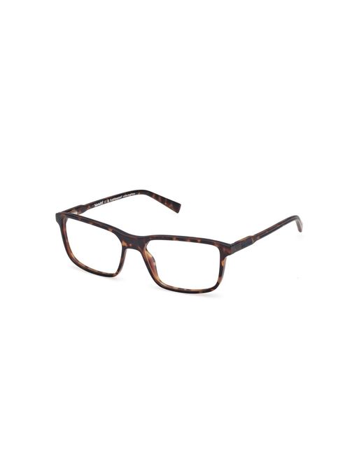 Timberland Black Tb50065 052 Optical Frames Injected Squared Normal for men