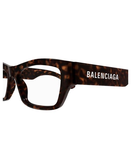 Balenciaga Black Bb0377O 002 Optical Frames Acetate Transparent Squared for men