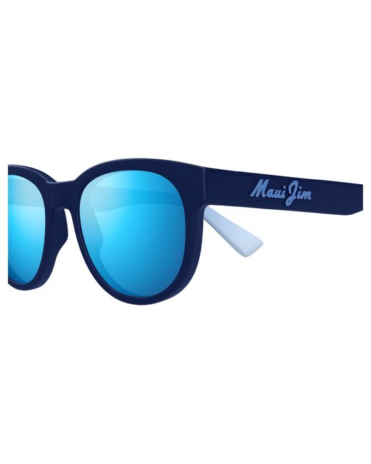 Maui Jim Black Mj0668S 003 Sunglasses Injected Round for men