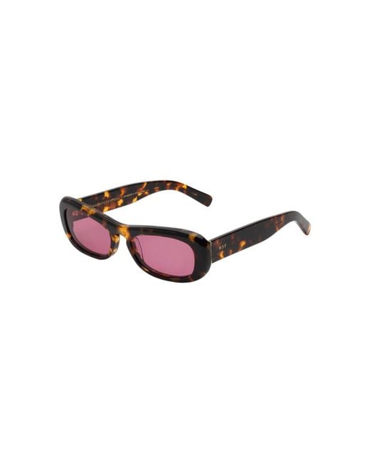Retrosuperfuture Black Fxo Sugo Burnt Sunglasses Acetate Squared Normal