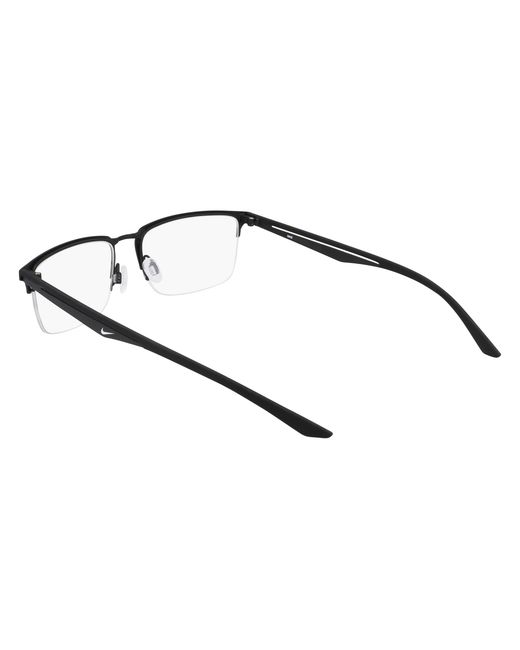Nike Black 4313 070 Optical Frames Metal Squared Normal Photochromatic for men