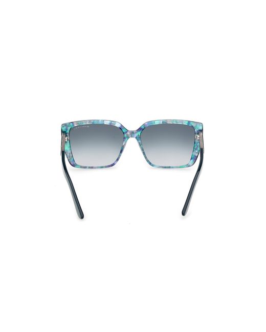 Guess Blue Gm00035 89W Sunglasses Acetate Squared Normal