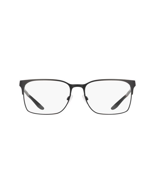 Nike Black 8142 001 Optical Frames Metal Squared Normal for men