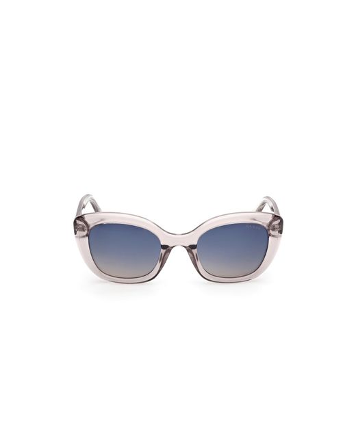 Guess Black Gu00196 20W Sunglasses Injected Squared Normal