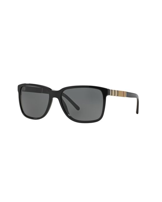 Burberry Black Be4181 300187 Sunglasses Acetate Squared Normal for men