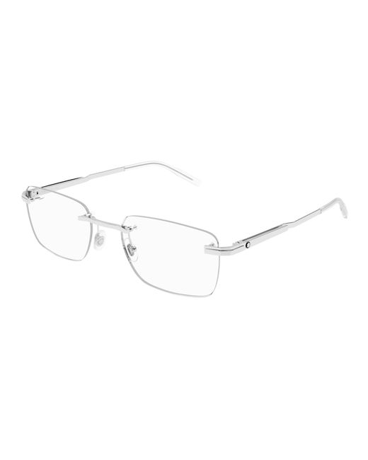 Montblanc Black Mb0279O 001 Optical Frames Metal Squared for men