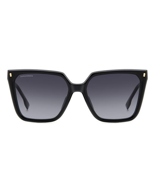 DSquared² Black D2 0135/S 807/9O Sunglasses Acetate Squared Shaded
