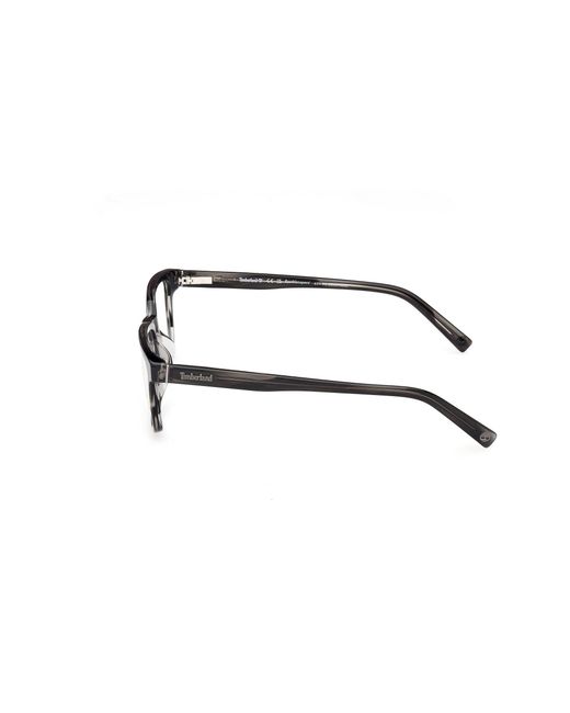 Timberland Black Tb50031-H 020 Optical Frames Acetate Squared Normal for men