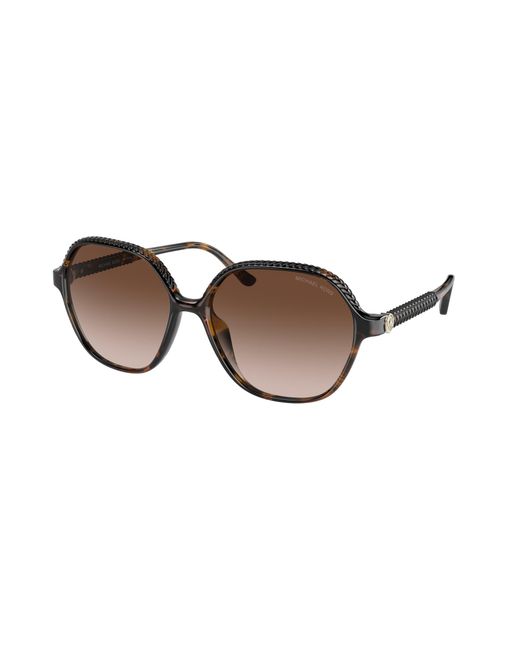 Michael Kors Black Mk2186U Bali 300613 Sunglasses Injected Geometric Normal Shaded