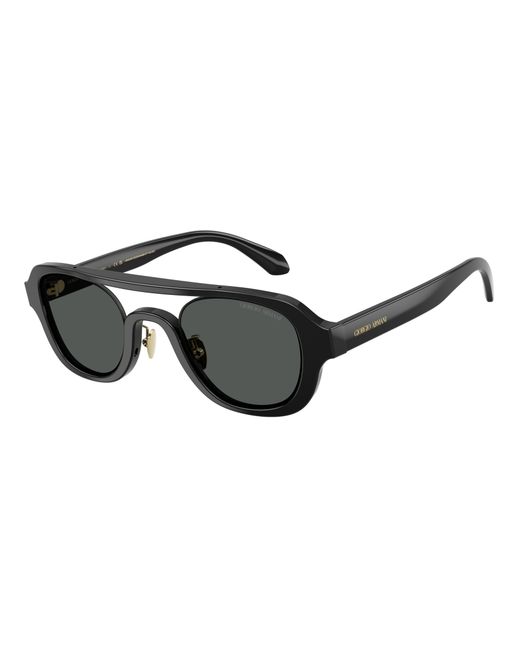 Giorgio Armani Black Ar8247 500187 Sunglasses Acetate Geometric Normal for men