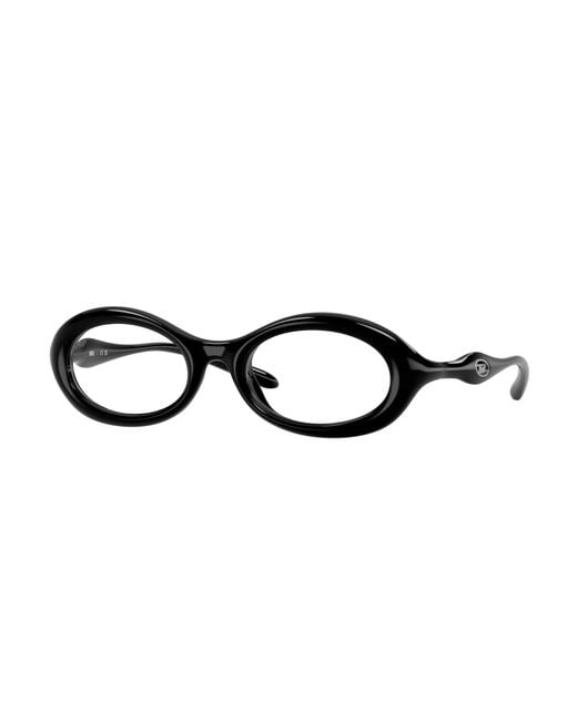 DIESEL Black Dl6005U 2001 Optical Frames Injected Round Normal