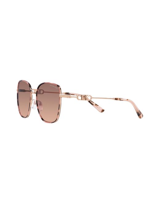 Michael Kors Black Mk1129J Empire Square 2 110813 Sunglasses Metal Squared Normal Shaded