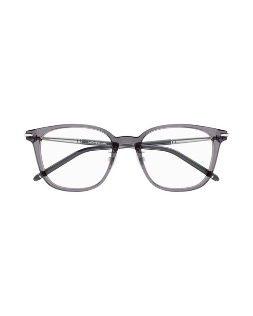 Montblanc Black Mb0247Ok 005 Optical Frames Acetate Squared for men